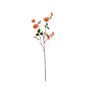Wilde Rozen Kunsttak 71cm Zalm