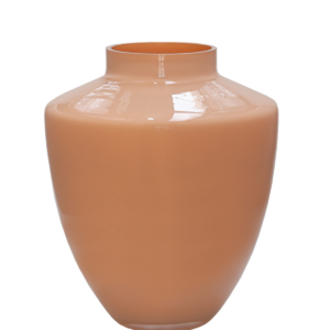 Vase Tugela S pastel peach D24 x H29 cm
